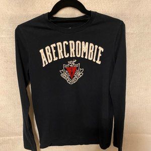 Abercrombie Boys Long Sleeve Logo Tee_Size 13/14